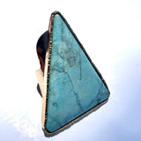 Larimar Statement Triangle ring
