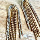 Gold Waterfall earrings