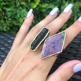 Ruby in Fuschite ring