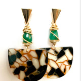 The LeaAngel earrings