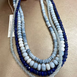 Peruvian Blue Candy Opal necklace