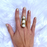 Moonstone ring