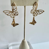 Pearl Butterfly earrings