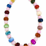 The Rosé Mosaic necklace