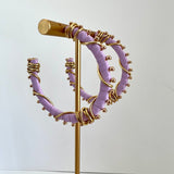 Pop of Color hoops