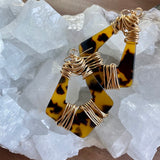 Be Bold Tortoise earrings