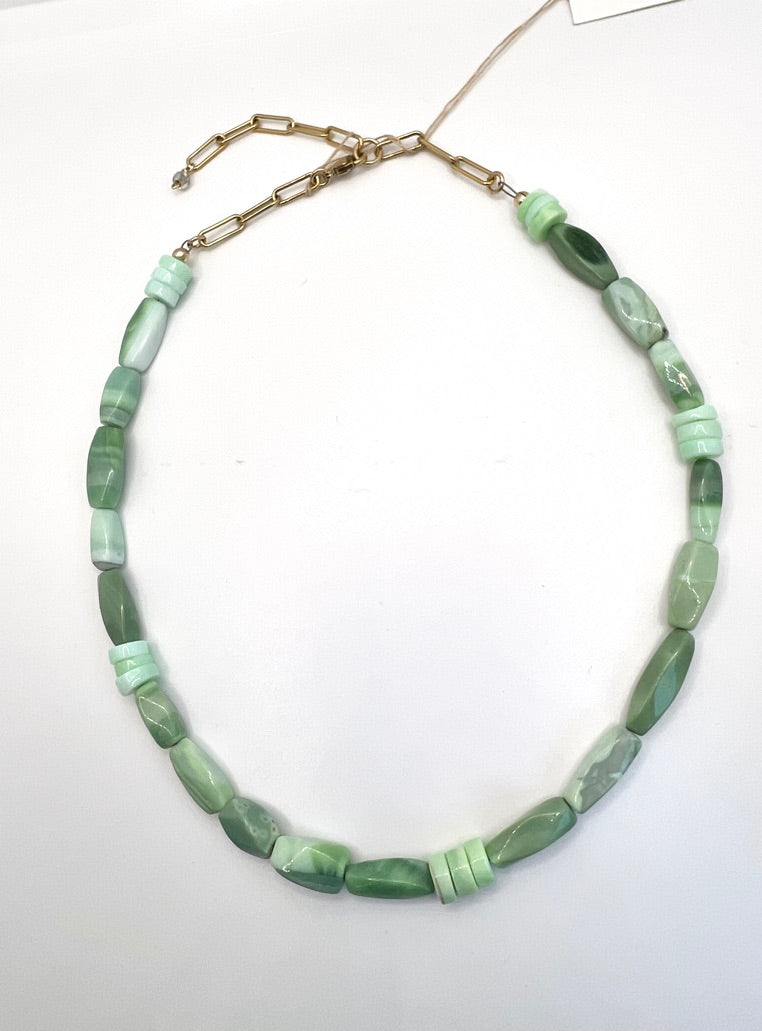 Green Opal necklace
