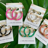 Pop of Color hoops