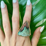 Jasper pyramid ring