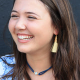 Grace gold tassels