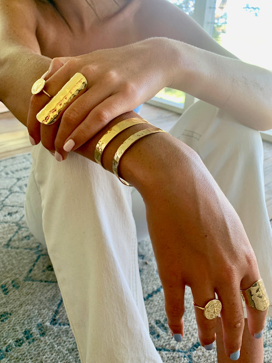 Gold Cuff bracelets