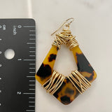 Be Bold Tortoise earrings