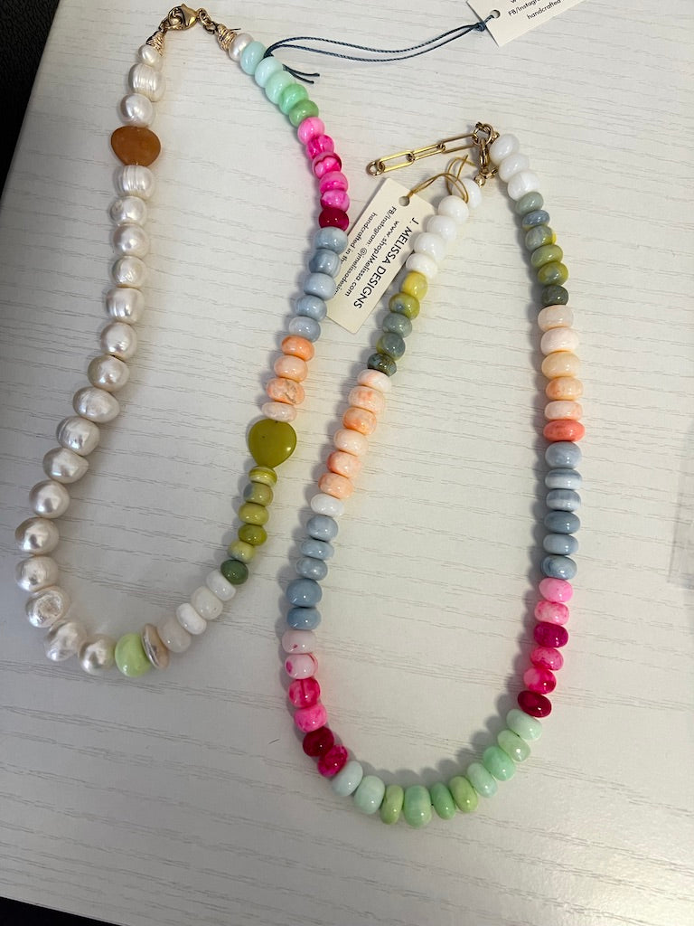 Rainbow Opal necklace