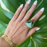 Jasper pyramid ring
