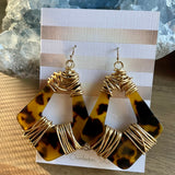 Be Bold Tortoise earrings