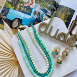 Lemon Chrysoprase necklace