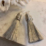 Coco silver tassels