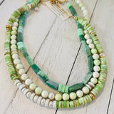 Lemon Chrysoprase necklace
