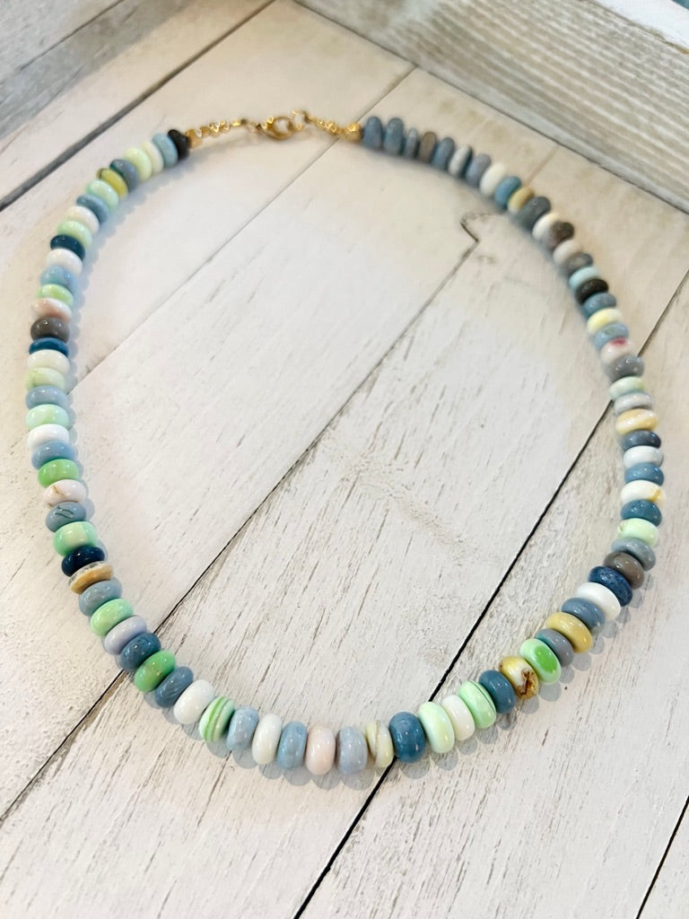 Peruvian Multi Color Opal necklace